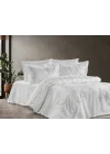 Zebra Casa Laıra 6 Parça Çift Kişilik Dantelli Nevresim Takımı-Krem