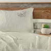 Zebra Casa Daisy Pike Takımı Çift Kişilik-Krem