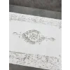 Zebra Casa Kasten 2Li Paspas Takımı-Beyaz/Gri