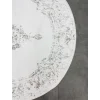 Zebra Casa Kasten Yuvarlak 120Cm Paspas-Beyaz/Gri