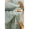 Zebra Casa Rita Çift Kişilik Yatak Örtüsü-Mint