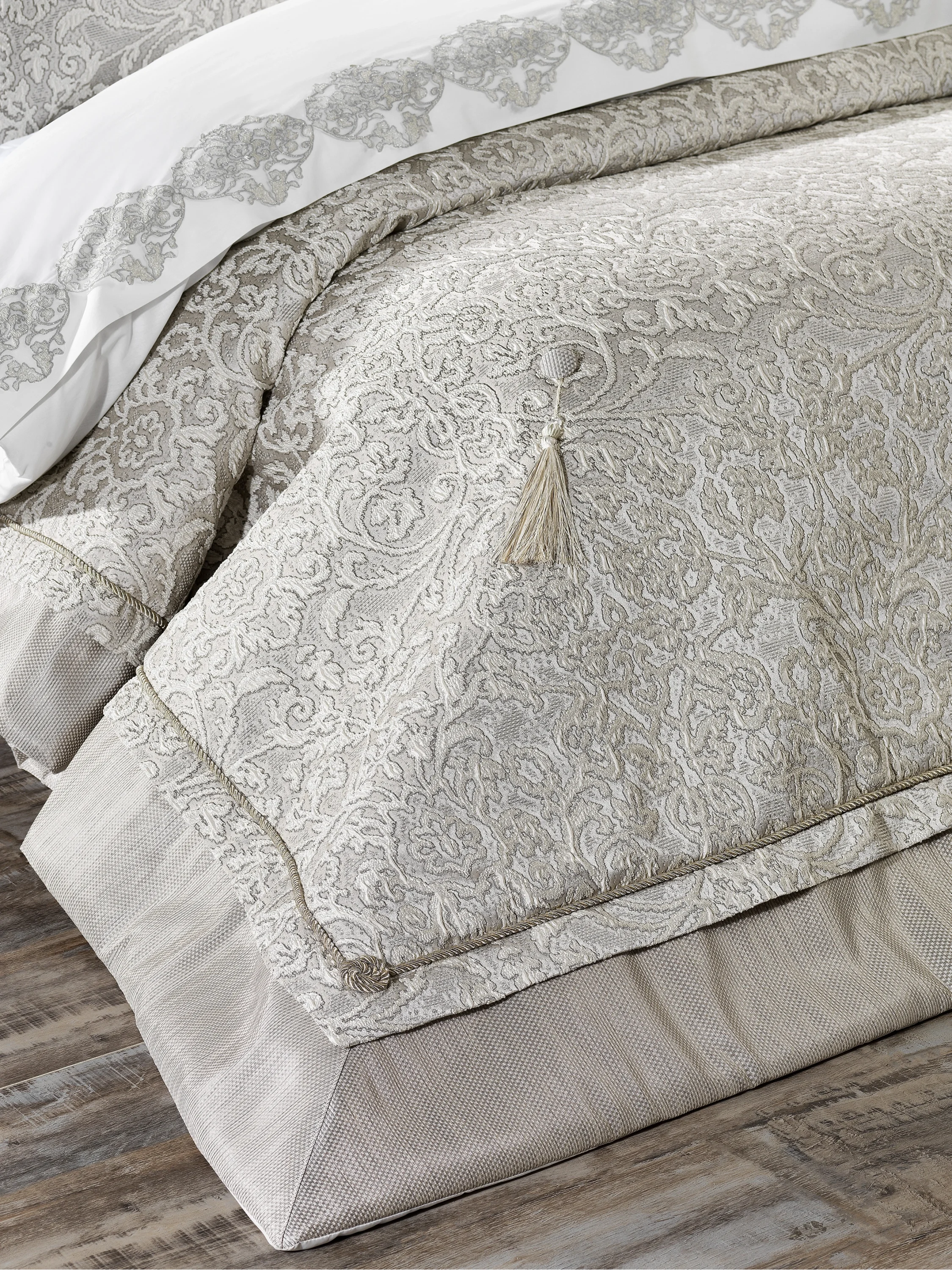 Zebra Casa Anastasia Trikolu 11 Parça Çeyiz Seti-Krem