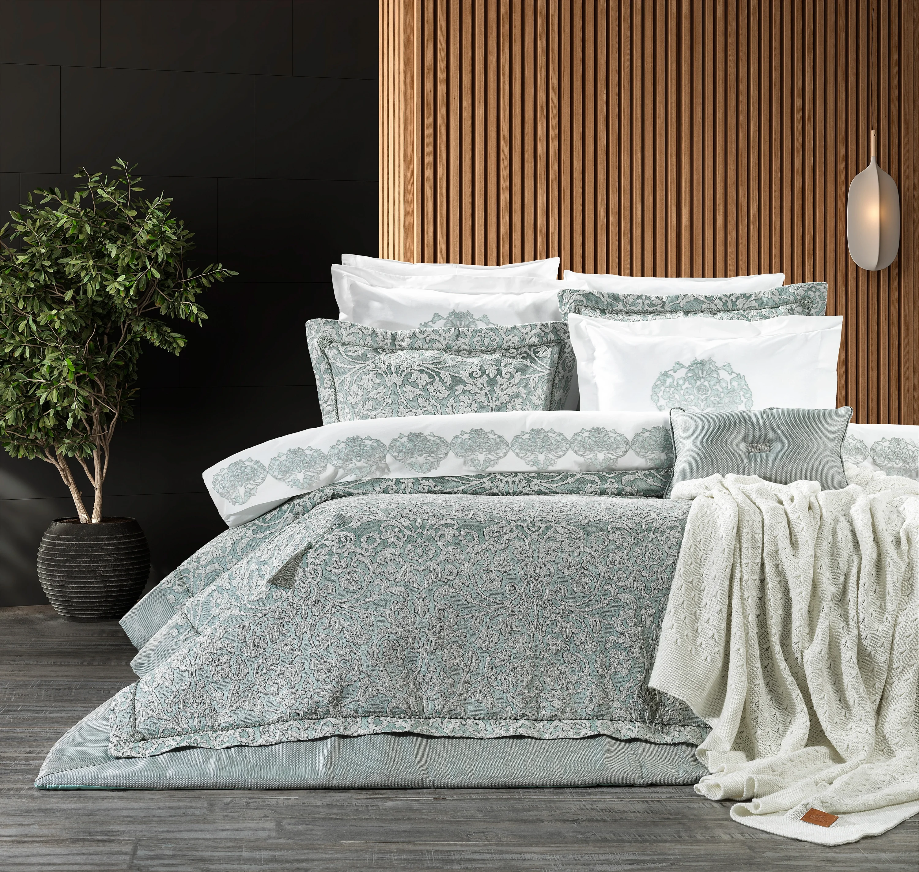 Zebra Casa Anastasia Trikolu 11 Parça Çeyiz Seti-Mint