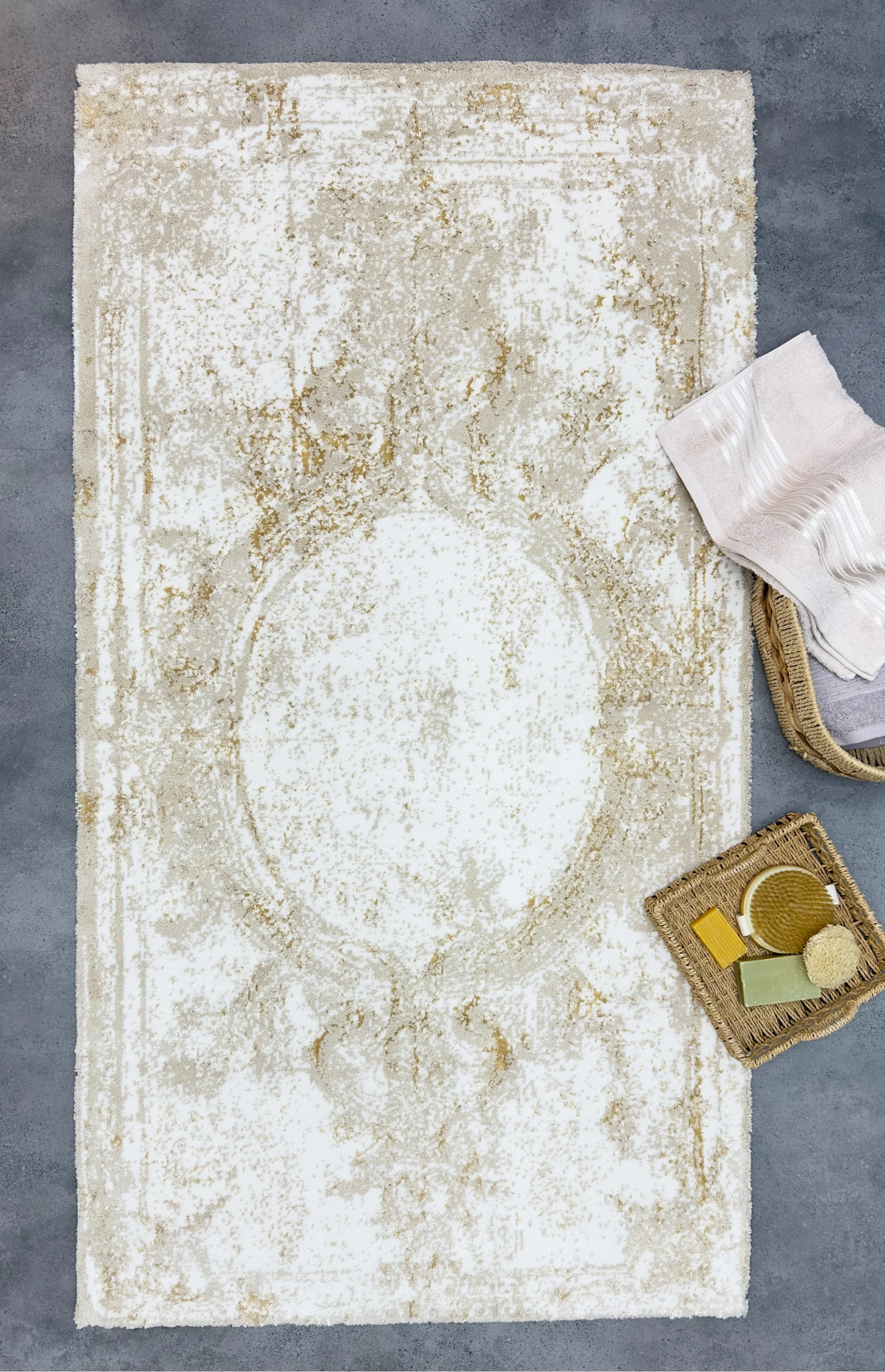 Zebra Casa Anna Dikdörtgen 80X150 Paspas-Ekru/Latte