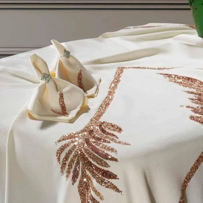 Zebra Casa Caroline 25 Parça Masa Takımı-Krem/Bakır