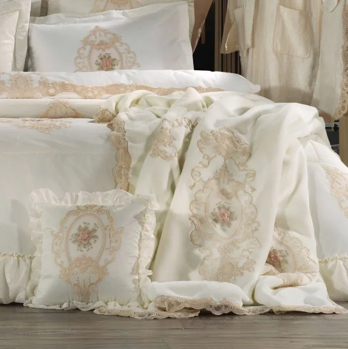 Zebra Casa Floransa 23 Parça Premium Çeyiz Seti-Krem