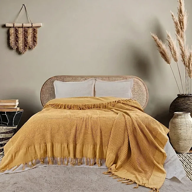 Zebra Casa Gılda Kıng Size Pike-Hardal 220x240