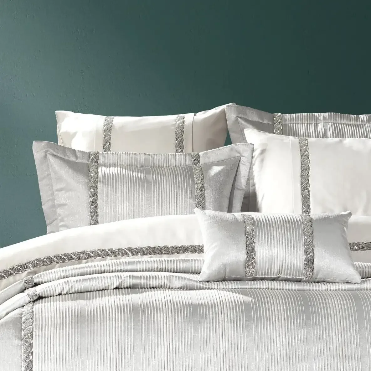 Zebra Casa Grace 10 Parça Çeyiz Seti-Gri