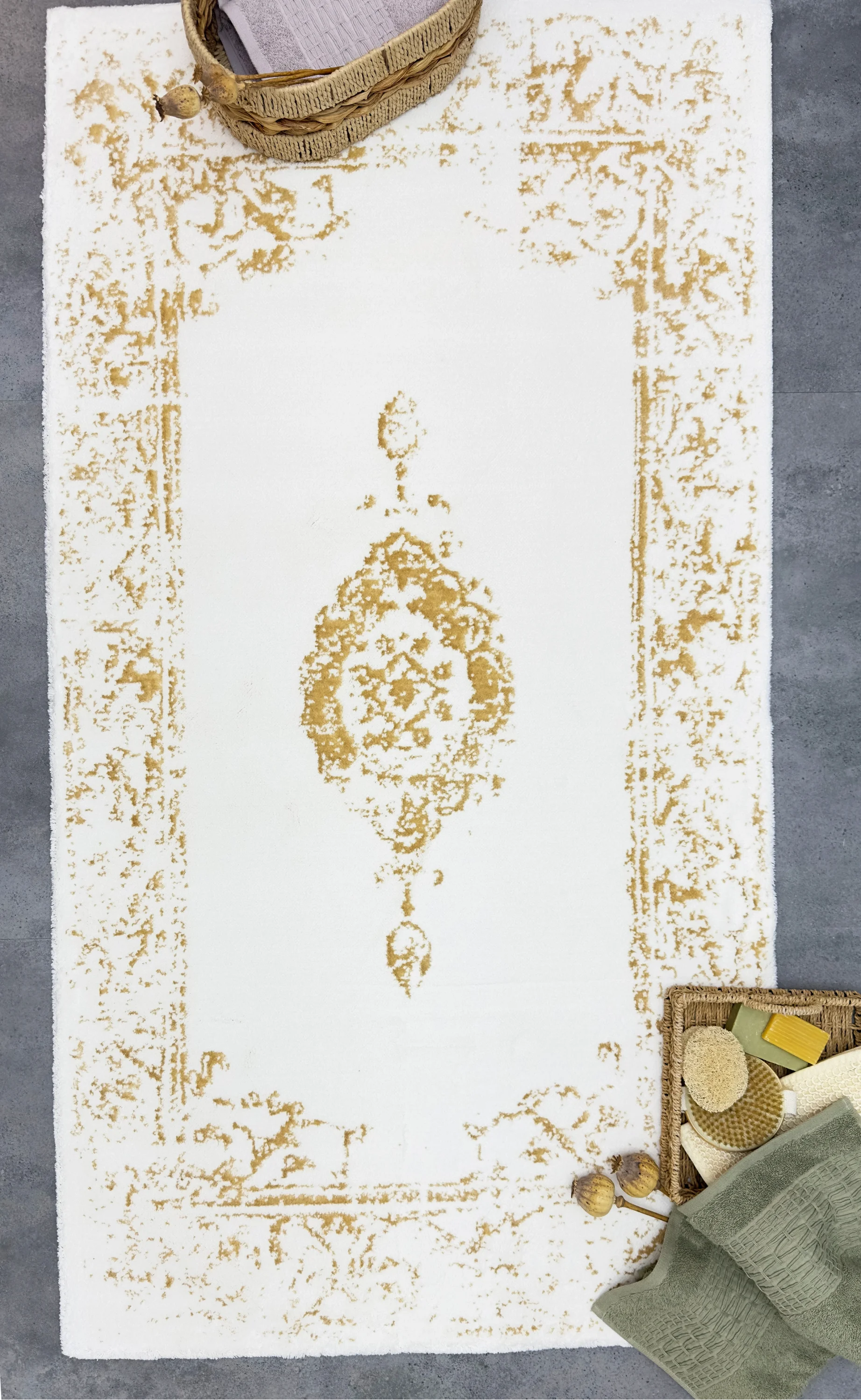 Zebra Casa Karsten Dikdörtgen 80X150 Paspas-Ekru/Latte