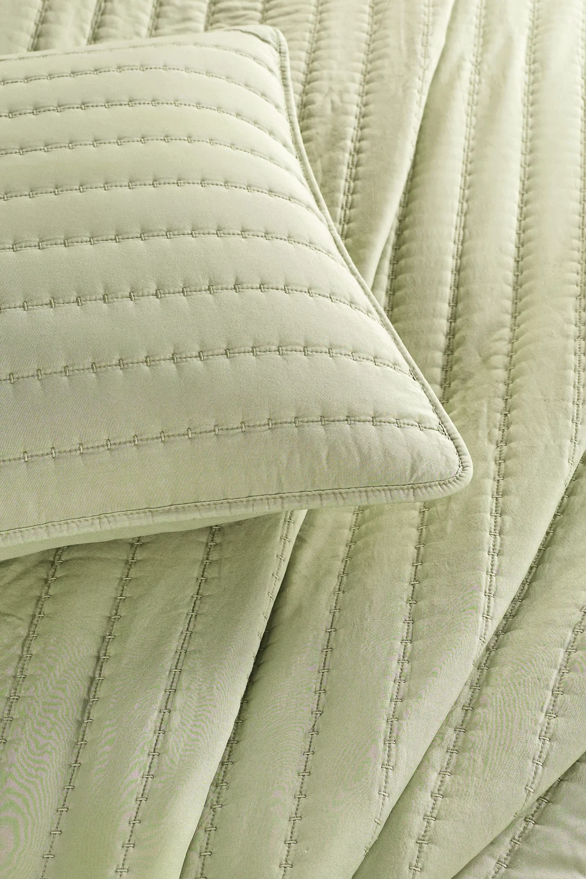 Zebra Casa Nelda Tek Kişilik Yatak Örtüsü-Yeşil