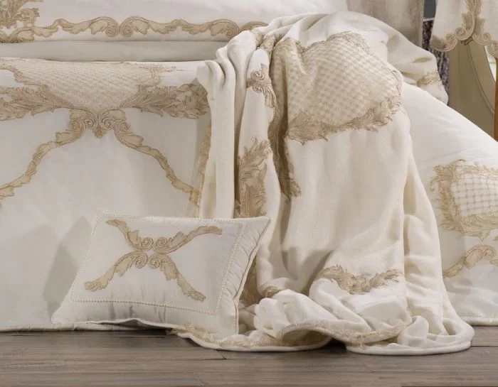 Zebra Casa Ornella 23 Parça Çeyiz Seti-Krem/Gold