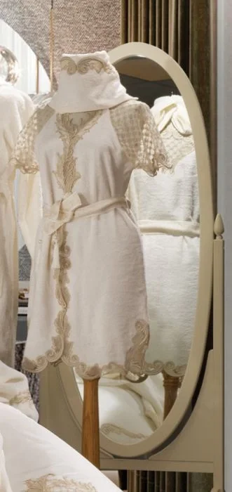 Zebra Casa Ornella 23 Parça Çeyiz Seti-Krem/Gold