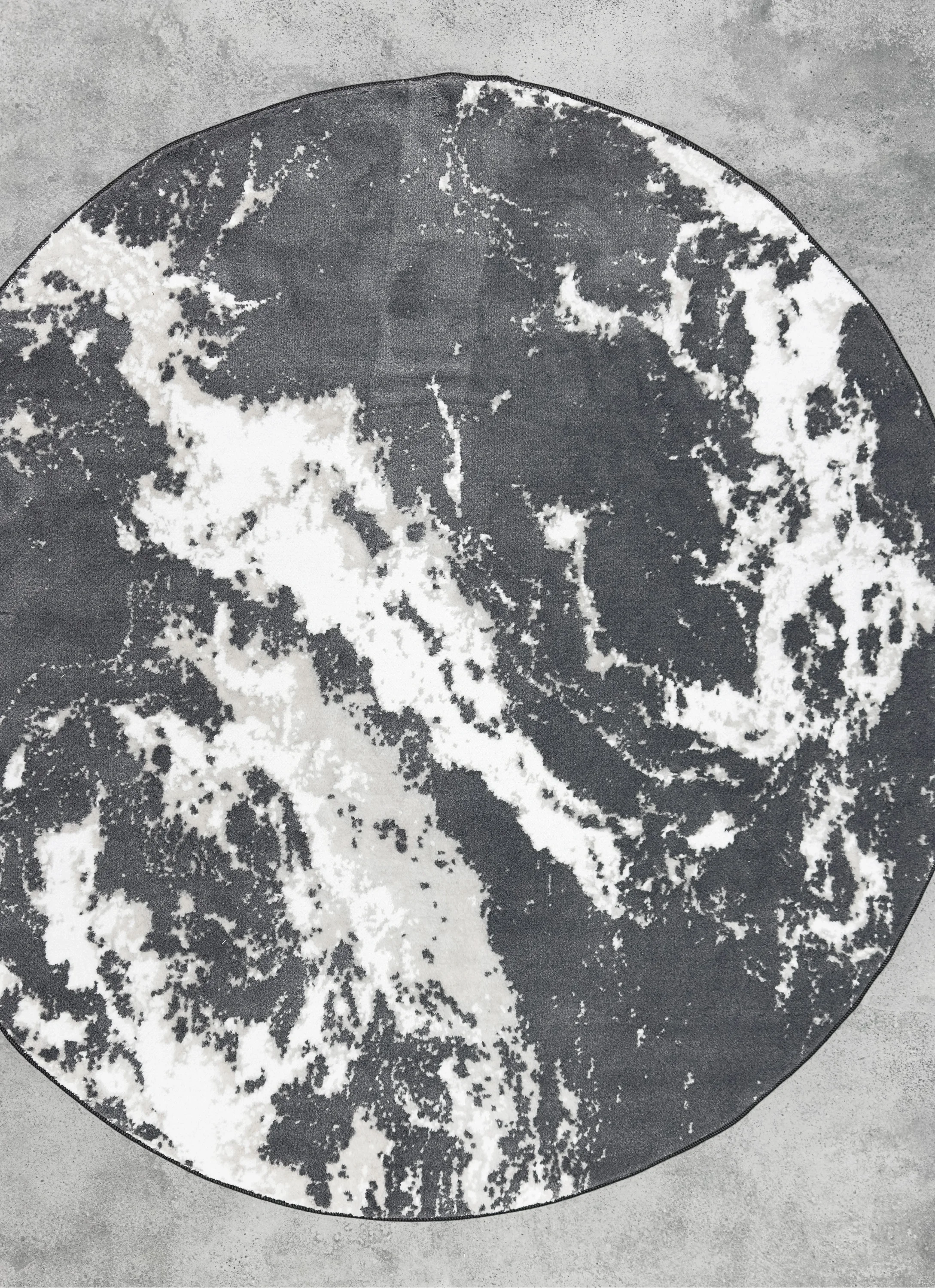 Zebra Casa Veronica Yuvarlak 120Cm Paspas-Antrasit/Gri