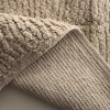 EcoCotton Rita 2Li Banyo Paspas Seti %100 Karde Pamuk-Bej 40x60/60x90