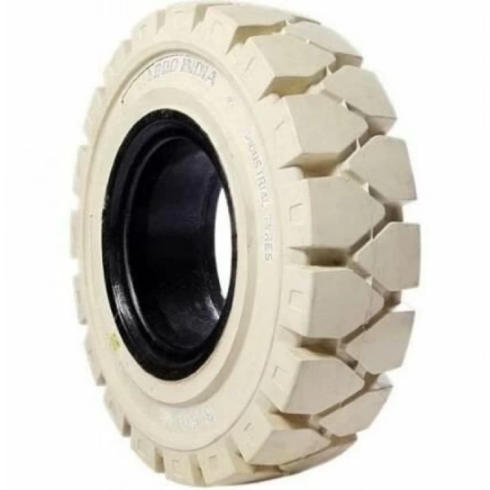15X4.50-8 (125X75-8) Beyaz Dolgu Segmansız Forklift Lastiği