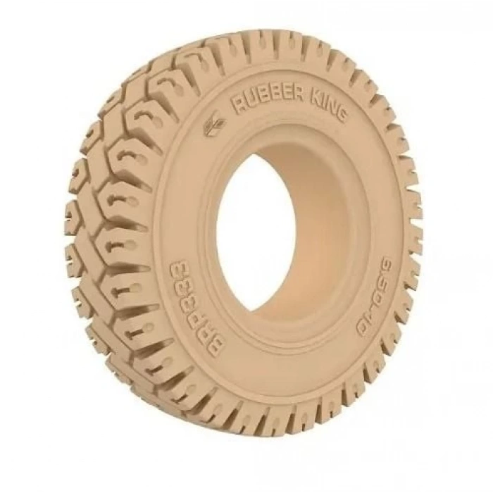 18X7-8 Rubberkıng Premıum Beyaz Dolgu Sekmanlı Forklift Lastiği