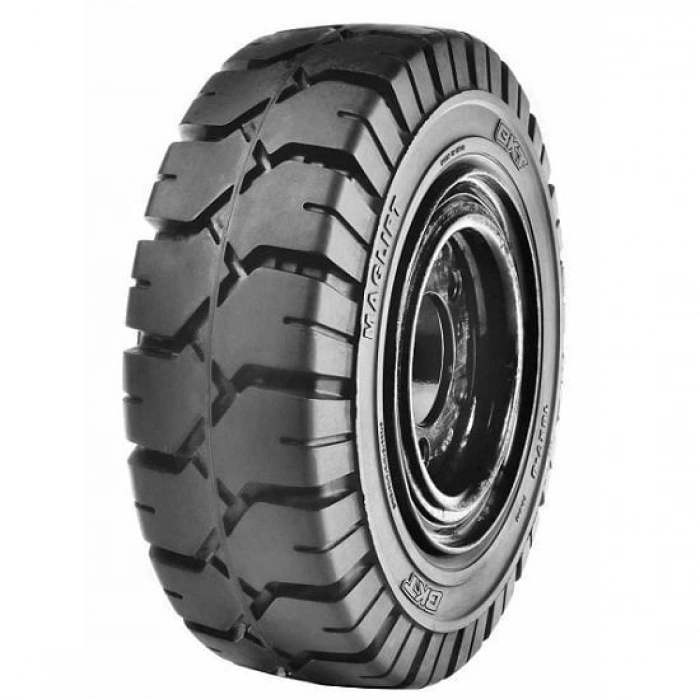 3.00-15 Bkt Maglift Siyah Segmansız Dolgu Forklift Lastiği