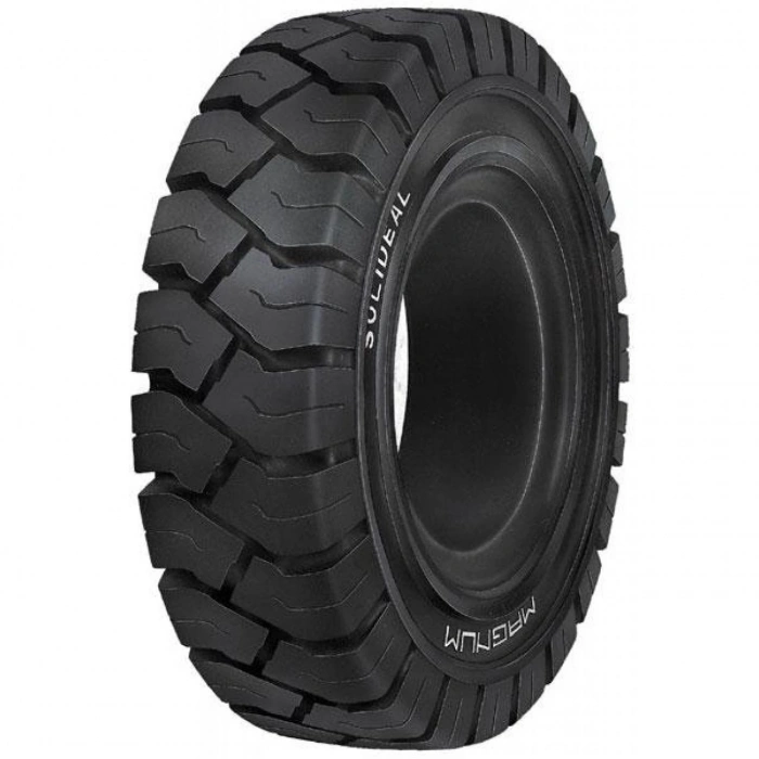 6.50-10 Solideal Magnum Res550 Siyah Segmanlı Dolgu Forklift Lastiği