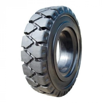 6.50-10 Globstar Siyah Segmansız Dolgu Forklift Lastiği