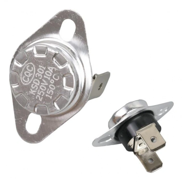 150°C NC (Normalde Kapalı) KSD301 Bimetal Termostat