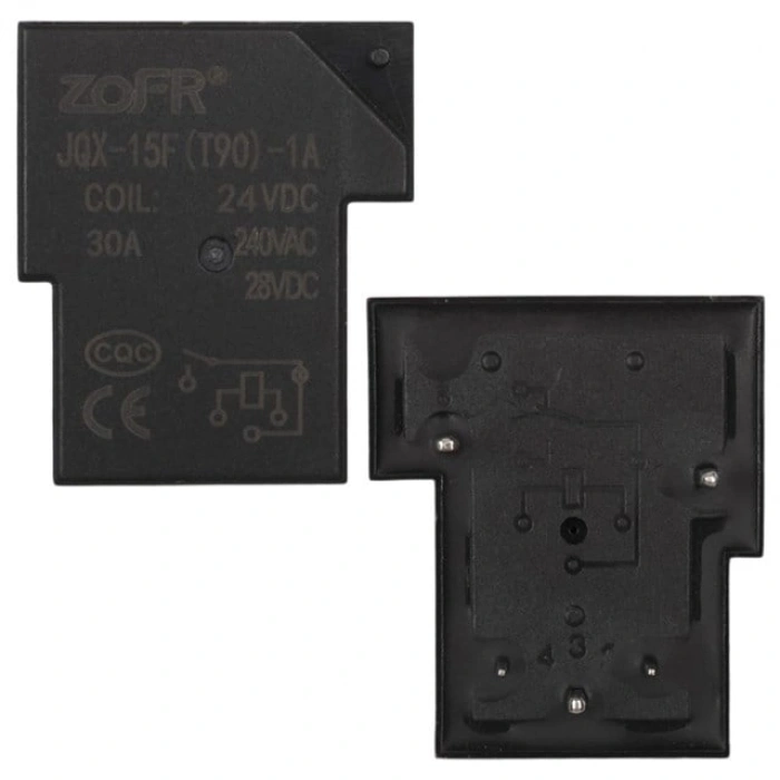24V 30A 5 Pin Röle (JQX-15F-T90-24VDC)