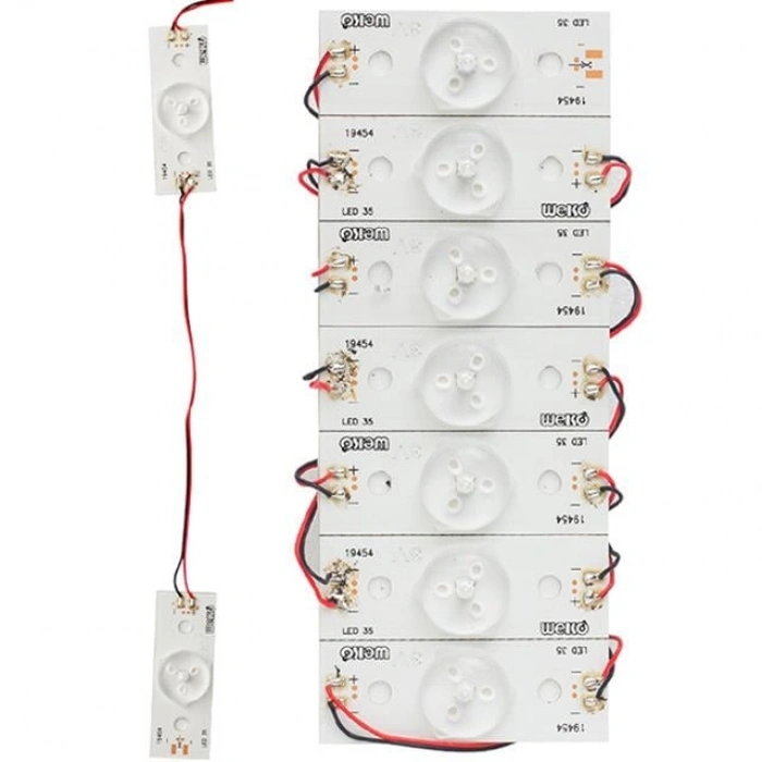 3 Volt Tek Kablolu Birbirine Bağlı Led (7li Poşet)