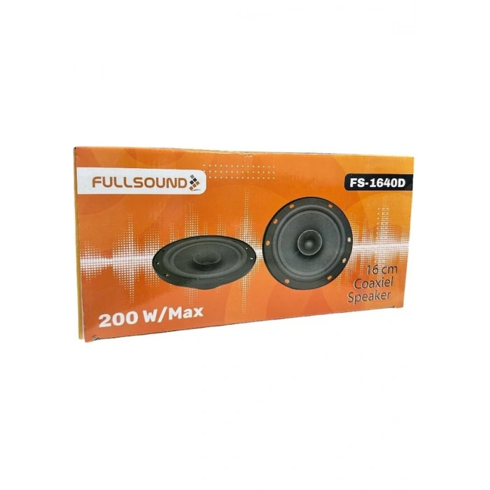 Fullsound Fs-1640d 200w 16cm Coaxıel Speaker Oto Hoparlör 2li Set