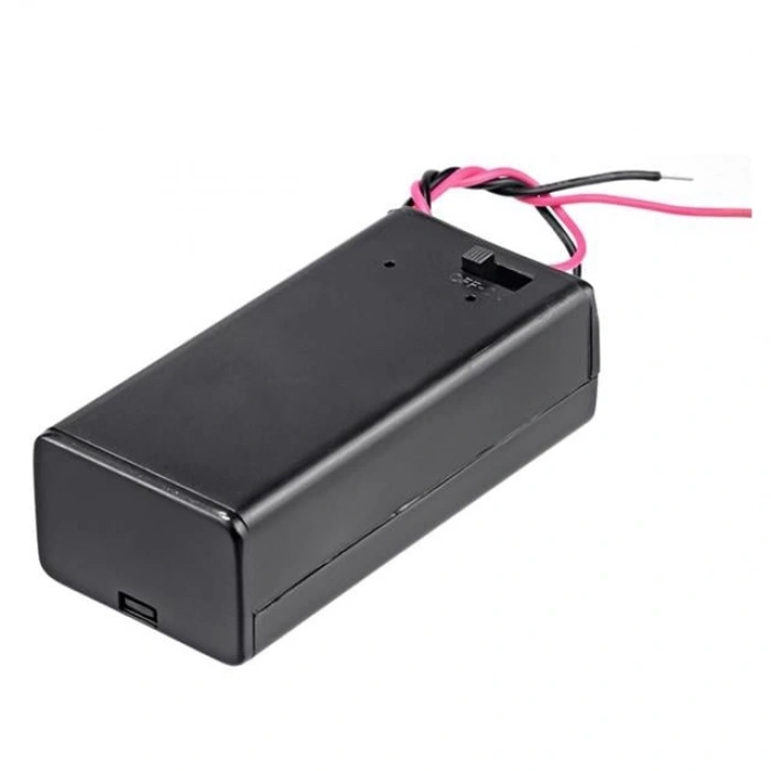 9 Volt Pil Kutusu Kapaklı Açma/Kapama Anahtarlı IC-233D