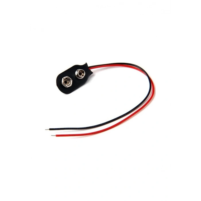 9V Pil Bağlantı Kablosu - 10Lu Paket