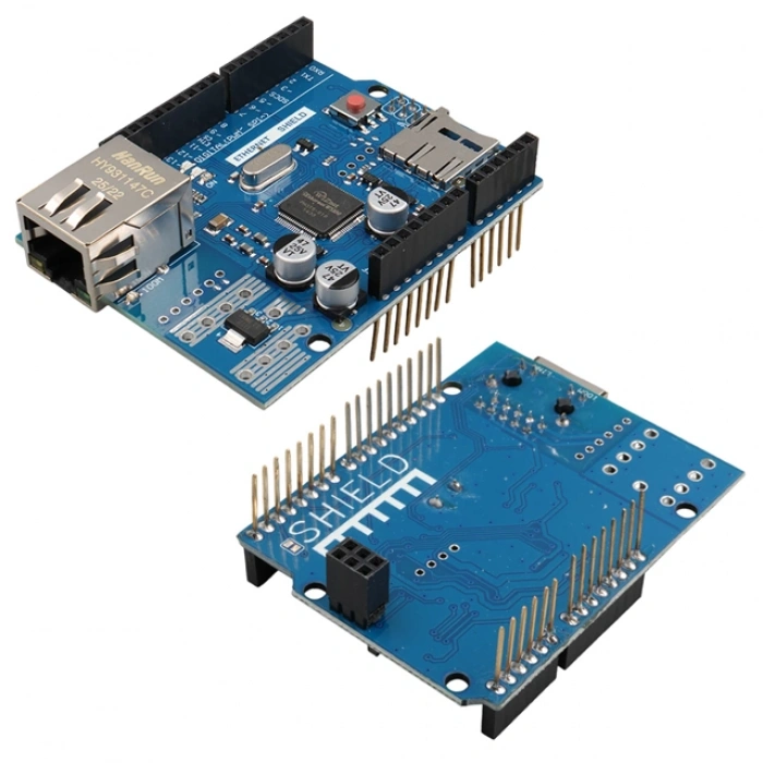 Arduino W5100 Ethernet Shield ve Micro SD Kart Modülü