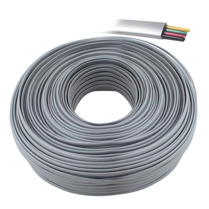 Artar 4lü Flat Köken 100 Metre Telefon Kablosu