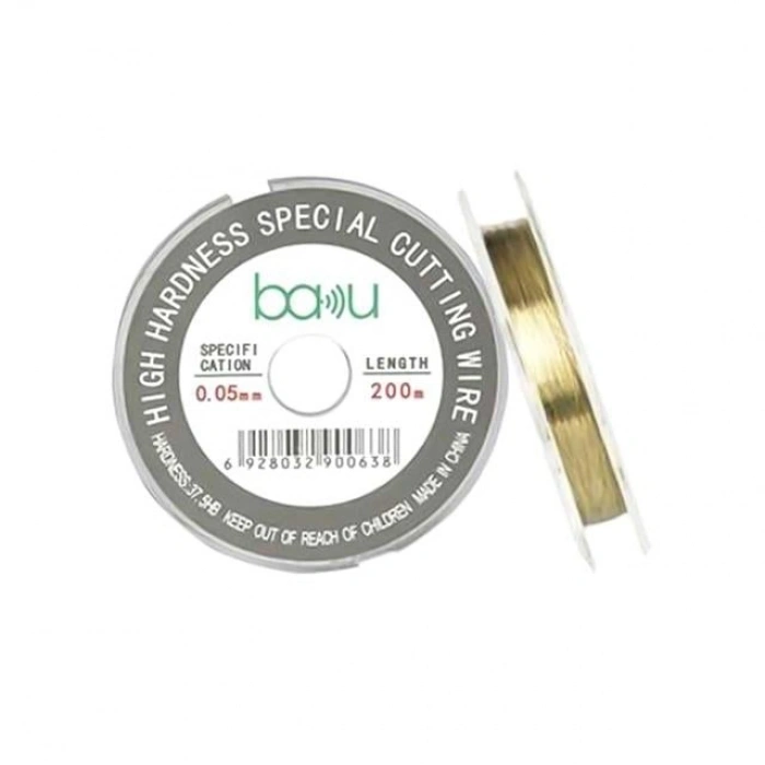Baku 0.05mm 200 Metre Yüksek Mukavemetli Profesyonel LCD Ekran Ayırma Çelik Teli