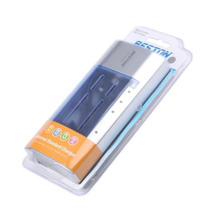 Beston BST-C821BW AA-AAA C-D 9 Volt - SC Universal Tüm Boylar İçin Pil Şarj Cihazı