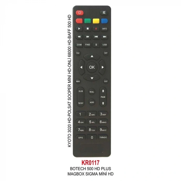 Botech Piko 500-Magbox Uydu Kumandası - SWAT KR0117