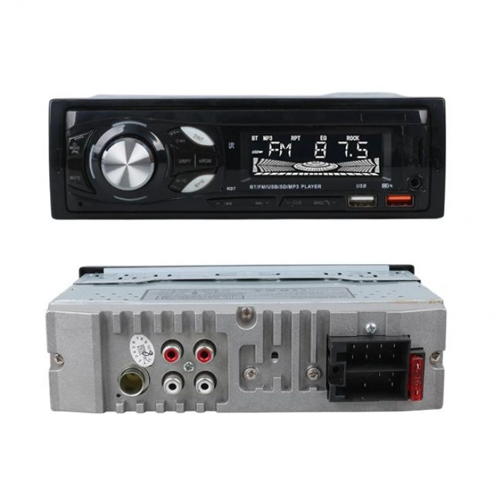 Carstar CS-107 Çift USB/SD/FM/AUX/Bluetooth Kumandalı Oto Teyp 4X60 Watt