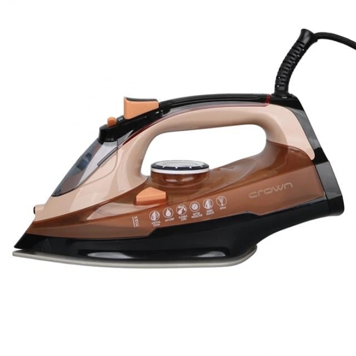 Crown CRW-7206 2200W Seramik Tabanlı Buharlı Ütü Rose