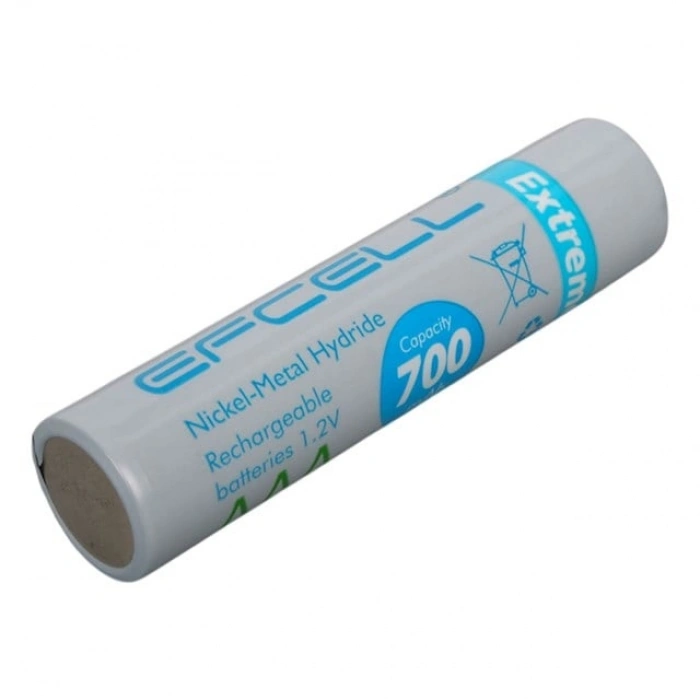 Efcell Extreme Life+ AAA 700mAh 1.2V Şarj Edilebilir Ni-MH Pil (2li Paket)