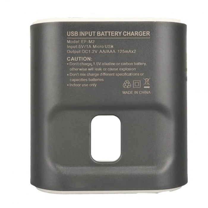 Efcell M2 AA/AAA 2li Pil Şarj Cihazı