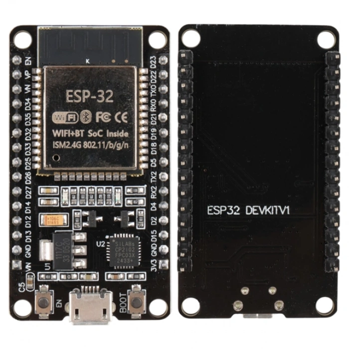 ESP32 WiFi Bluetooth Geliştirme Kartı CP2102 Driver DevKit V1 30 Pin Mikrodenetleyici