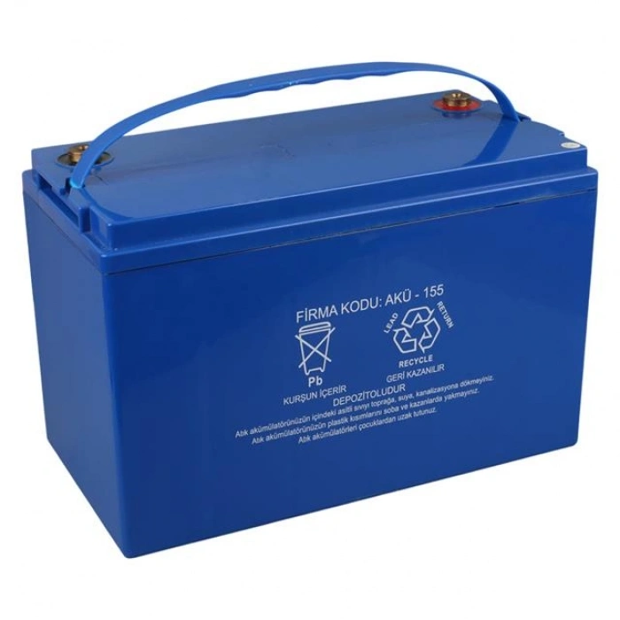 Euroone EG12100 12 Volt 100 Amper Deep Cycle Jel Akü