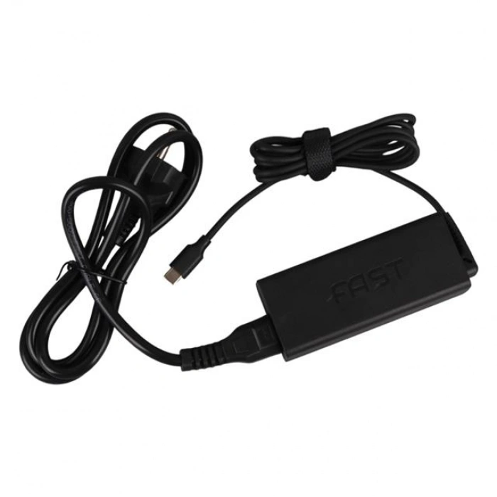 Fast FST65W 3.25A 65W Type-C USB-C Notebook Adaptör 5V/9V/12V/15V/20V DC Universal 100-240V AC