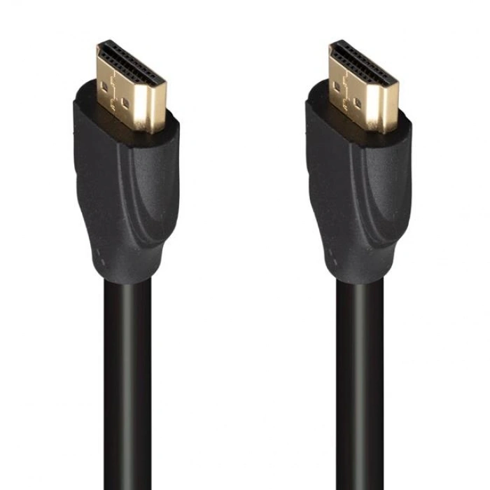 Fully G-507AS 1.5 Metre Düz Siyah Gold Uçlu HDMI Kablo