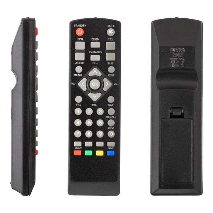 Goldmaster Mini SD - Digimaster Hector Mini Scart - Korax Mini Box - Hiremco Mini SD Wise Uydu Alıcı Kumandası
