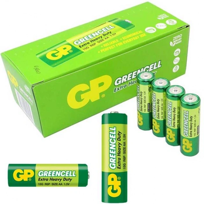 GP 15G-2S4 Greencell R6P 40lı AA Kalem Pil