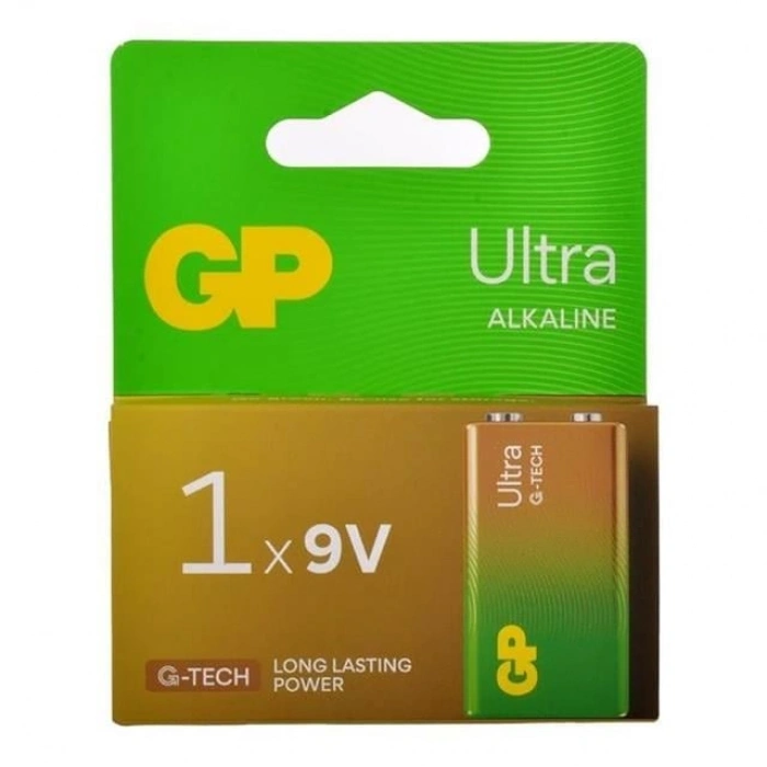 GP 1604AU 6LR61 9 Volt Ultra Alkalin Pil Tekli