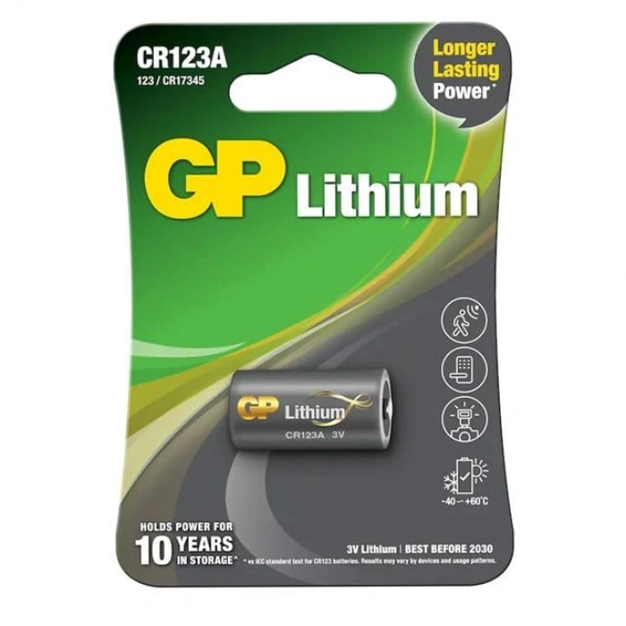 GP CR123A Fotograf Makinesi Pili