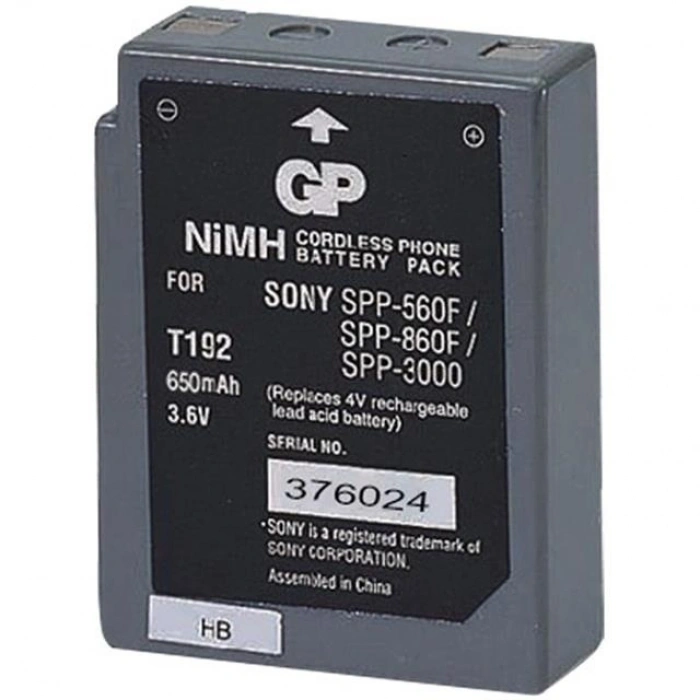 GP T192 3.6 Volt 600mAh LG-Sony BPT40 Telsiz Telefon Pili