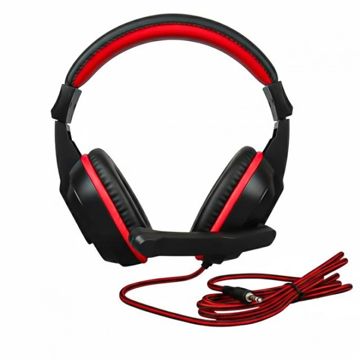 Hello 3.5 Mm Stereo Kablolu Ledli Mikrofonlu Siyah Gaming Oyuncu Kulaklık HL-5351