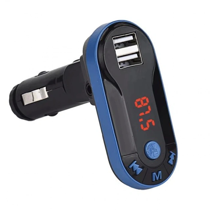Hello HL-19683 FM Modulatör Çift USB/SD/MP3 12-24 Volt Bluetooth Hafızasız Fm Transmitter