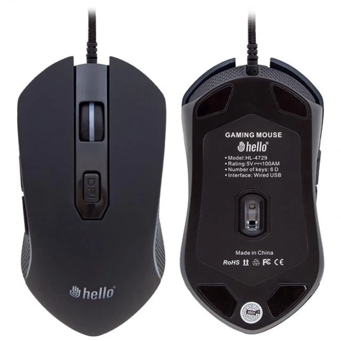 Hello HL-4729 Kablolu Oyuncu Gaming Mouse